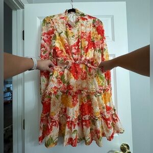 Side/back cut out dress